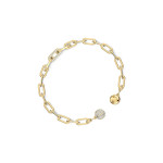 Monemel Swarovski Gold  Bileklik (Altın Kaplama)